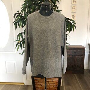 Stradivarius Chunky Gray Sweater, Coastal Grandma Size Medium
